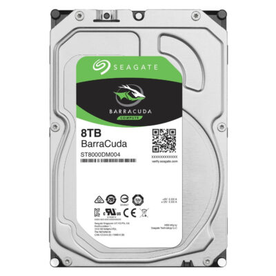Seagate 8TB BarraCuda SATA 6Gb/s 5400 RPM 64MB Cache 3.5 Inch Desktop Hard Drive