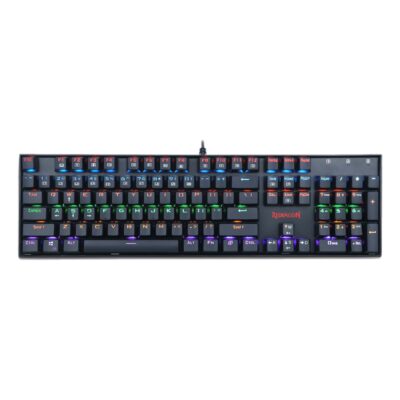 Redragon Vara/Mitra K551-R (Blue Switches) Rainbow-Backlit Mechanical Gaming Keyboard