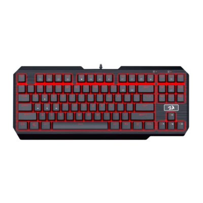 Redragon Usas K553 (Blue Switches) Tenkeyless Red-Backlit Mechanical Gaming Keyboard