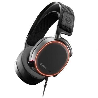 SteelSeries Arctis Pro RGB High Fidelity Gaming Headset - Hi-Res Speaker Drivers - DTS Headphone:X v2.0 Surround for PC