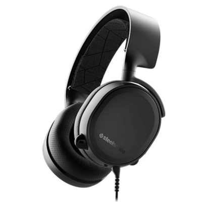 SteelSeries Arctis 3 (2019 Edition) All-Platform Gaming Headset for PC, PlayStation 4, Xbox One, Nintendo Switch, VR, Android, and iOS - Black