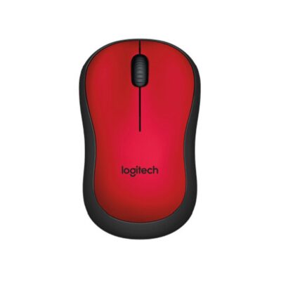 Logitech M221 Silent Wireless Mouse - Red