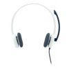 Logitech h150 stereo headset cloud white