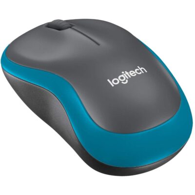Logitech M185 Wireless USB Mouse - Blue
