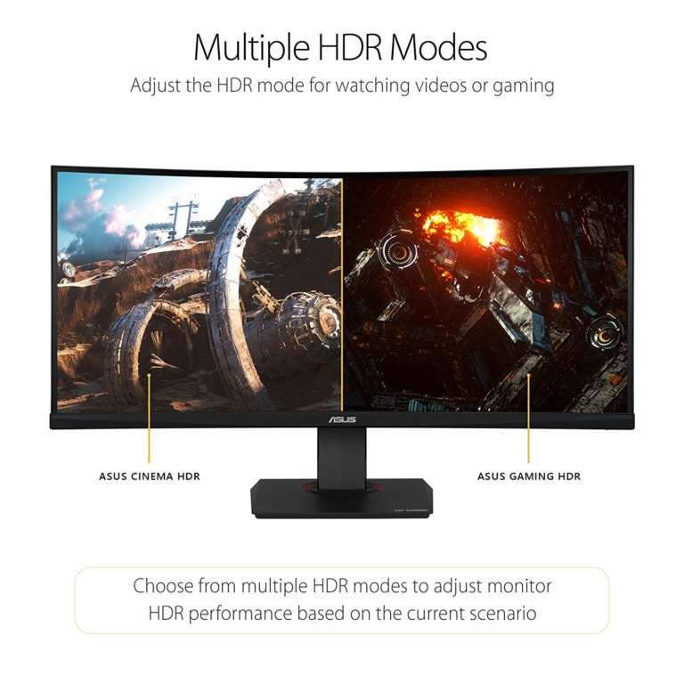 ASUS VG35VQ TUF Gaming 35â Curved HDR Monitor â EEZEPC