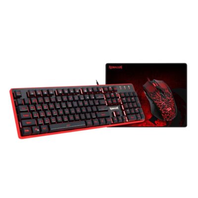 Redragon S107-Gaming Keyboard and Mouse Combo with Mousepad