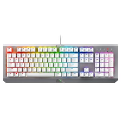 Razer BlackWidow X Chroma Mechanical Gaming Keyboard-Mercury White