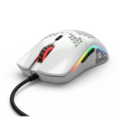 Glorious Model O Minus RGB Gaming Mouse - Glossy White