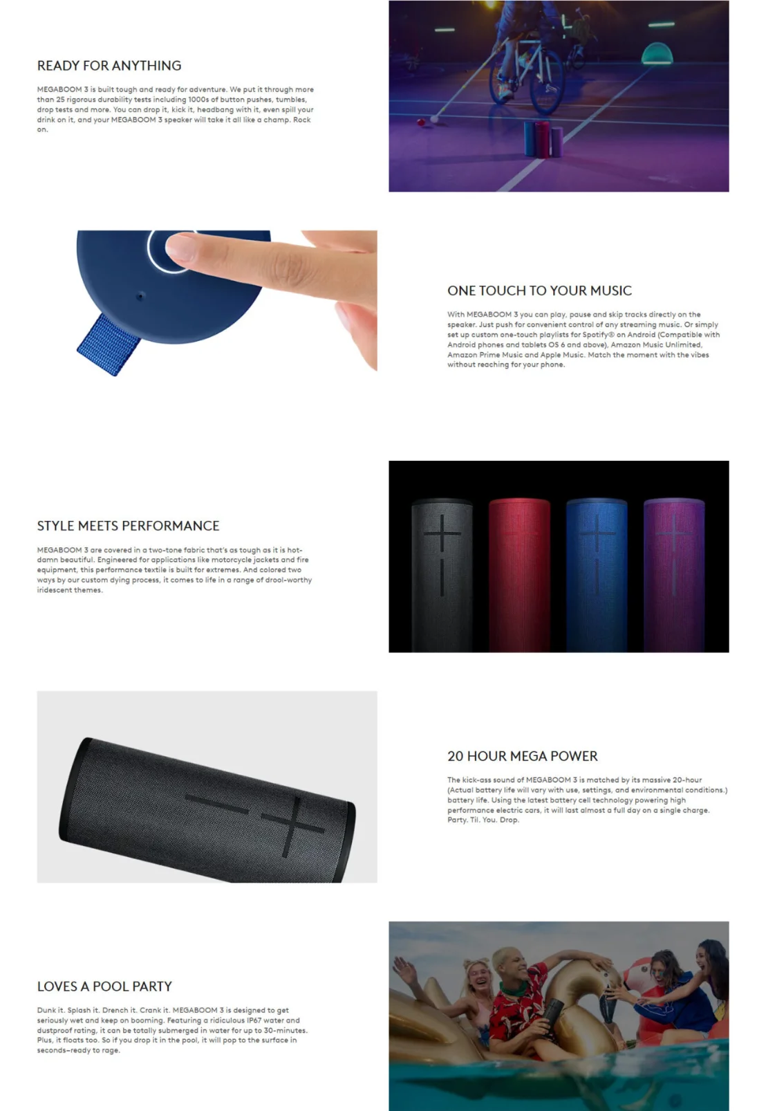 Logitech Ultimate Ears MEGABOOM 3