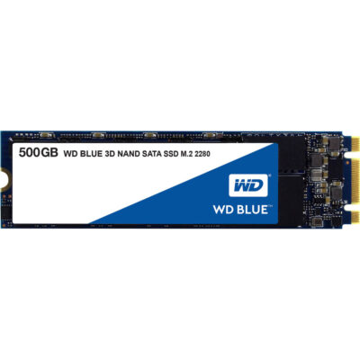 Western Digital 500GB Blue 3D NAND SATA III M.2 2280 Internal SSD