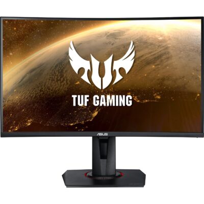 ASUS TUF VG27WQ Curved Gaming Monitor WQHD 2560 x 1440 (2K) 1ms (MPRT) 165Hz (Max) HDMI, DisplayPort FreeSync DisplayHDR 400