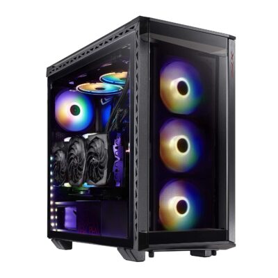 XPG Battle Cruiser Super Mid-Tower RGB Gaming Case - Black