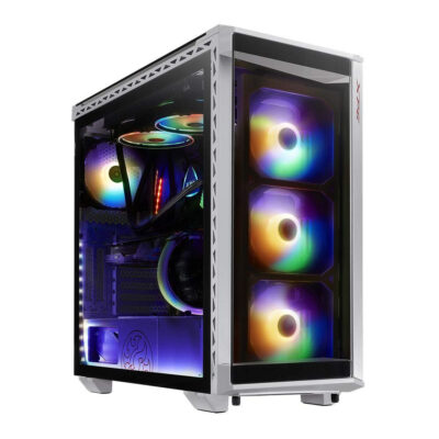 XPG Battle Cruiser Super Mid-Tower RGB Gaming Case - White