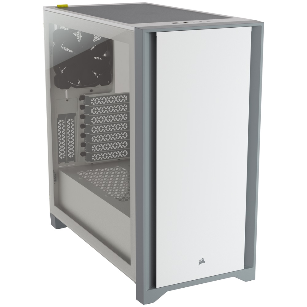 Corsair 4000D Tempered Glass MidTower ATX Case — White Pakistan