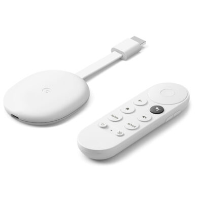 Chromecast with Google TV - Streaming Entertainment in 4K HDR - Snow