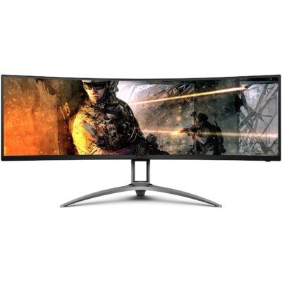 AOC AG493UCX2 AGON Curved 49" Dual QHD 5120x1440, 165Hz, VA Panel, 1ms Adaptive-Sync Gaming Monitor