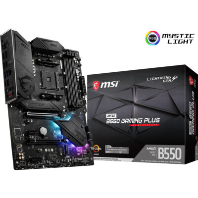 MSI MPG B550 GAMING PLUS AM4 AMD ATX Motherboard
