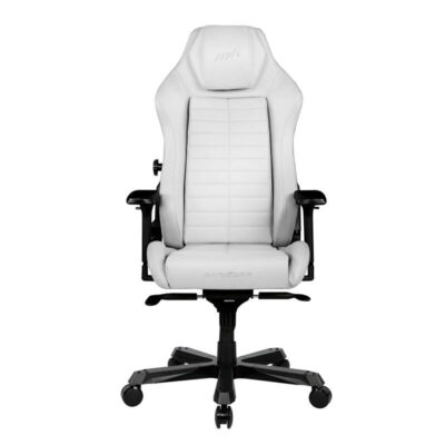 DXRacer MASTER Modular Microfiber Leather Gaming Chair (White)