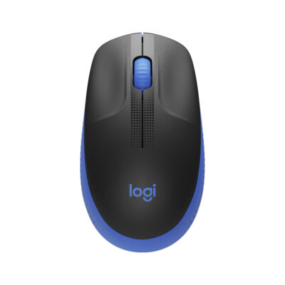 Logitech M190 Full-Size Wireless Mouse (Blue)