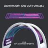 G733 Ultra-Lightweight, Wireless Gaming Headset-White-EEZEPC-2