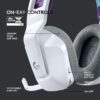 G733 Ultra-Lightweight, Wireless Gaming Headset-White-EEZEPC-5