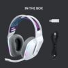 G733 Ultra-Lightweight, Wireless Gaming Headset-White-EEZEPC-6
