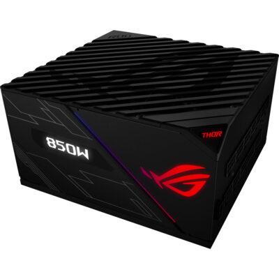 ASUS ROG Thor 850 Certified 850W Fully-Modular RGB Power Supply with LiveDash OLED Panel