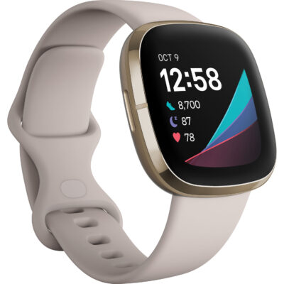 Fitbit Sense Advanced Health Smartwatch (Lunar White)