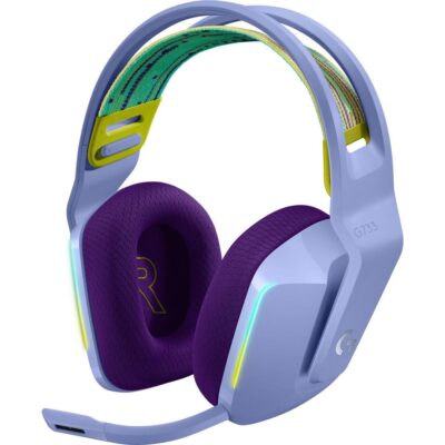 Logitech G733 LIGHTSPEED Wireless RGB Gaming Headset - (Lilac)