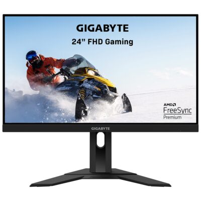 GIGABYTE G24F 2 24" (23.8" Viewable) 165Hz/180Hz(OC) 1920x1080 SS IPS, 1ms (MPRT), 95% DCI-P3, 125% sRGB, x DisplayPort 1.2 (HDR ready), 2x HDMI 2.0, 3x USB 3.2 Gaming Monitor