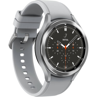 Samsung Galaxy Watch 4 Classic Smartwatch (46mm, Bluetooth/Wi-Fi, Silver)