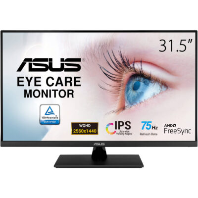 ASUS VP32AQ  – 31.5-inch WQHD Eye Care Monitor