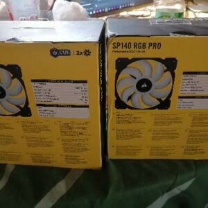 Corsair iCUE SP140 RGB PRO Performance 140mm Dual Fan Kit with Lighting Node CORE