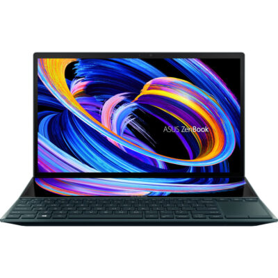 ASUS ZenBook Duo 14 UX482 - | i7-1165G7 | 16GB DDR4 on board | 1TB M.2 NVMeTM PCIe® 3.0 SSD | NO OPTICAL | WIFI/BT |WINDOW 10 HOME | NVIDIA® GeForce® MX450 with 2GB GDDR6 | 14.0" FHD (1920 x 1080), Touch screen, LED Backlit, 400 nits | Celestial Blue | 4-cell Li-ion, 76WHrs Battery | BACKLIT CHICKLET KEYBOARD | 24 Months Warranty