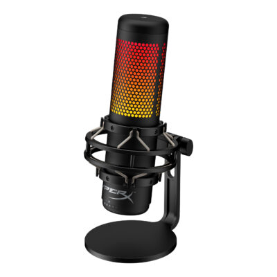 HyperX QuadCast S - RGB Wired Multi-Pattern Electret Condenser Microphone (Used Like New)