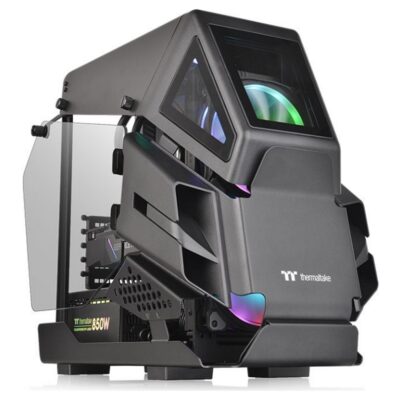 Thermaltake AH-T200 Tempered Glass Micro Chassis (Black)