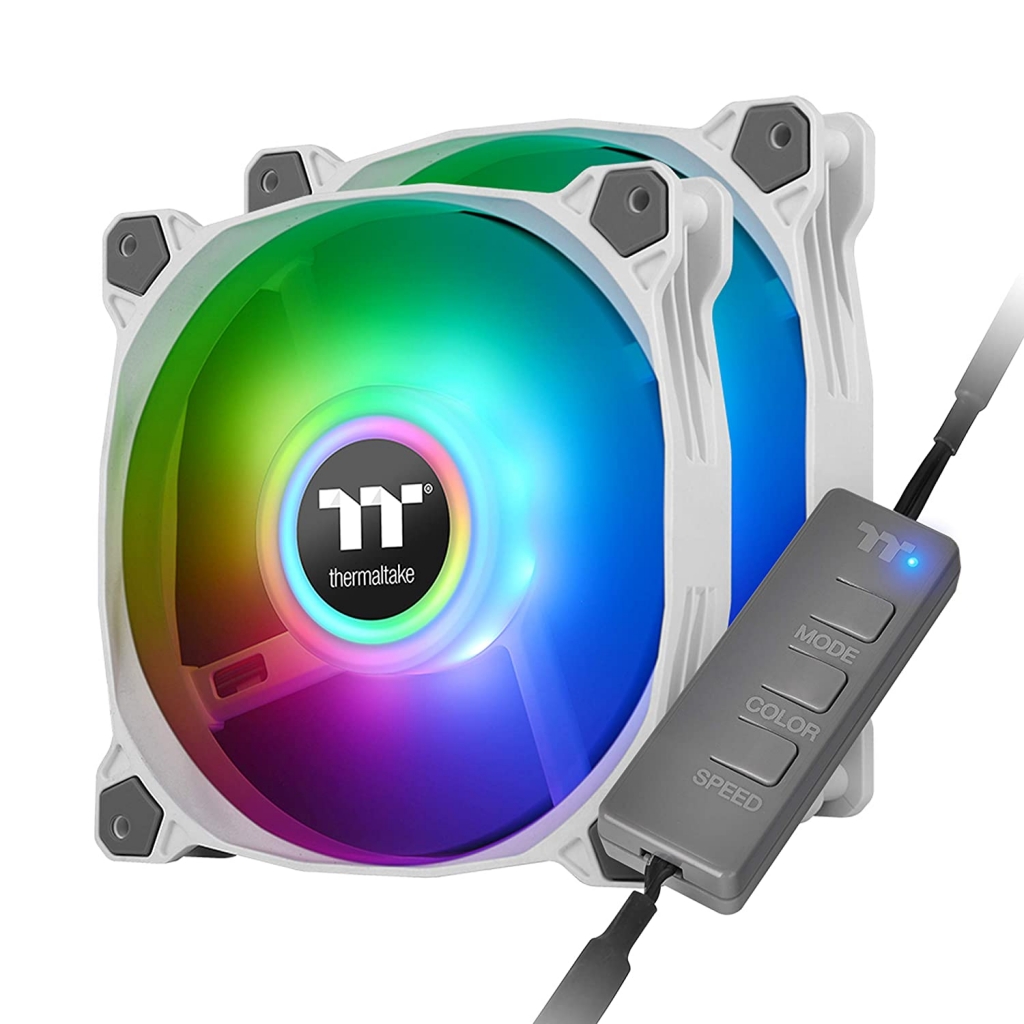 Thermaltake pure duo 12 argb sync radiator fan (2 fan pack) eezepc 1