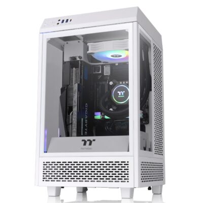 Thermaltake The Tower 100 Tempered Glass Mini-ITX Chassis (White)