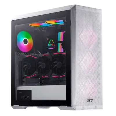 XPG DEFENDER Mid Tower PC Case – White