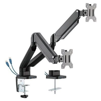 Twisted Minds Premium Dual Monitor Aluminum Gas Spring Monitor Arm