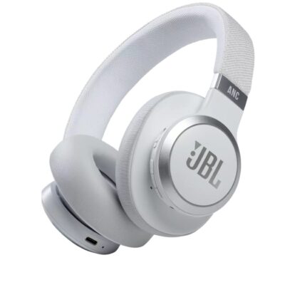 JBL Live 660NC Wireless over-ear NC Headphones (White)