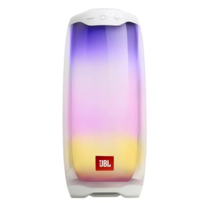 JBL Pulse 4 Portable Bluetooth Speaker (White)