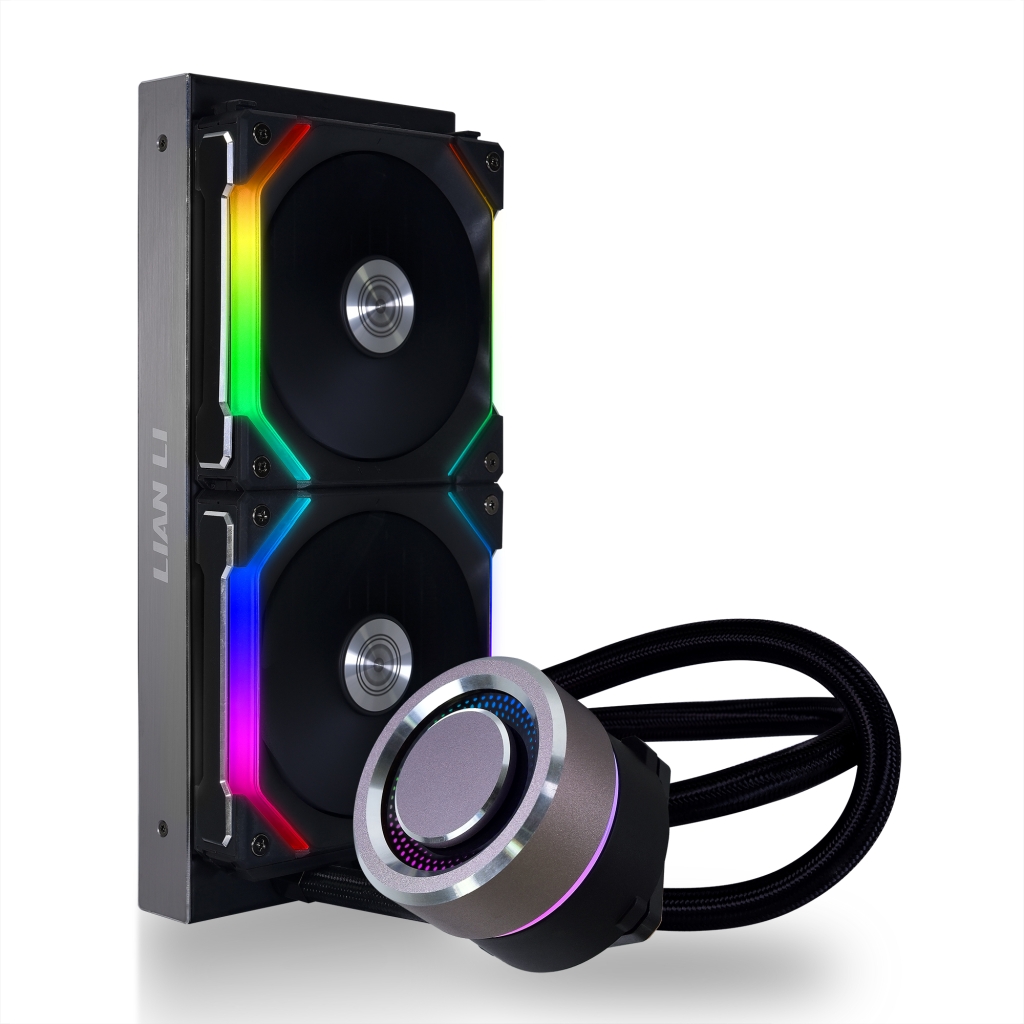 Lian li galahad 240 aio uni fan sl edition black 1