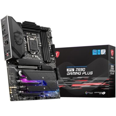 MSI MPG Z590 GAMING PLUS LGA 1200 Intel Z590 SATA 6Gb/s ATX Intel Motherboard