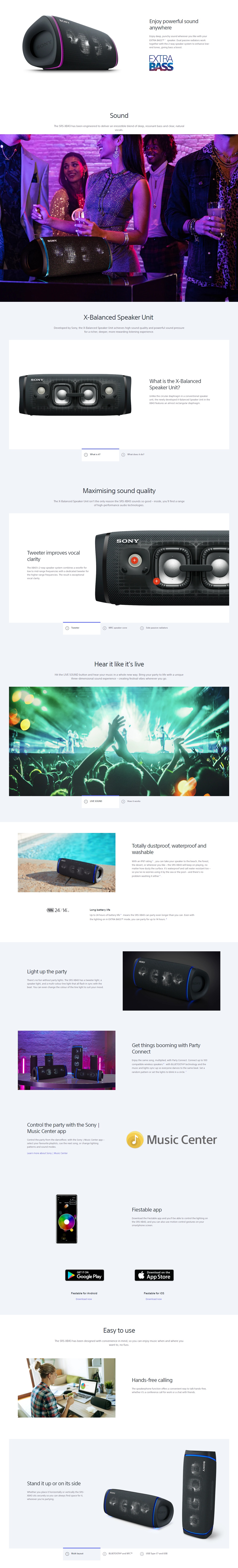 sony srs xb43 price in pakistan
