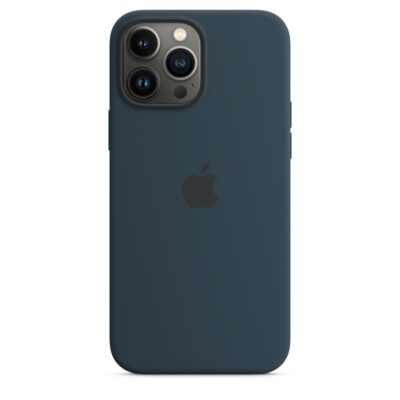 Apple iPhone 13 Pro Max Silicone Case with MagSafe – Abyss Blue