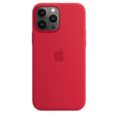 Apple iPhone 13 Pro Max Silicone Case with MagSafe – Red