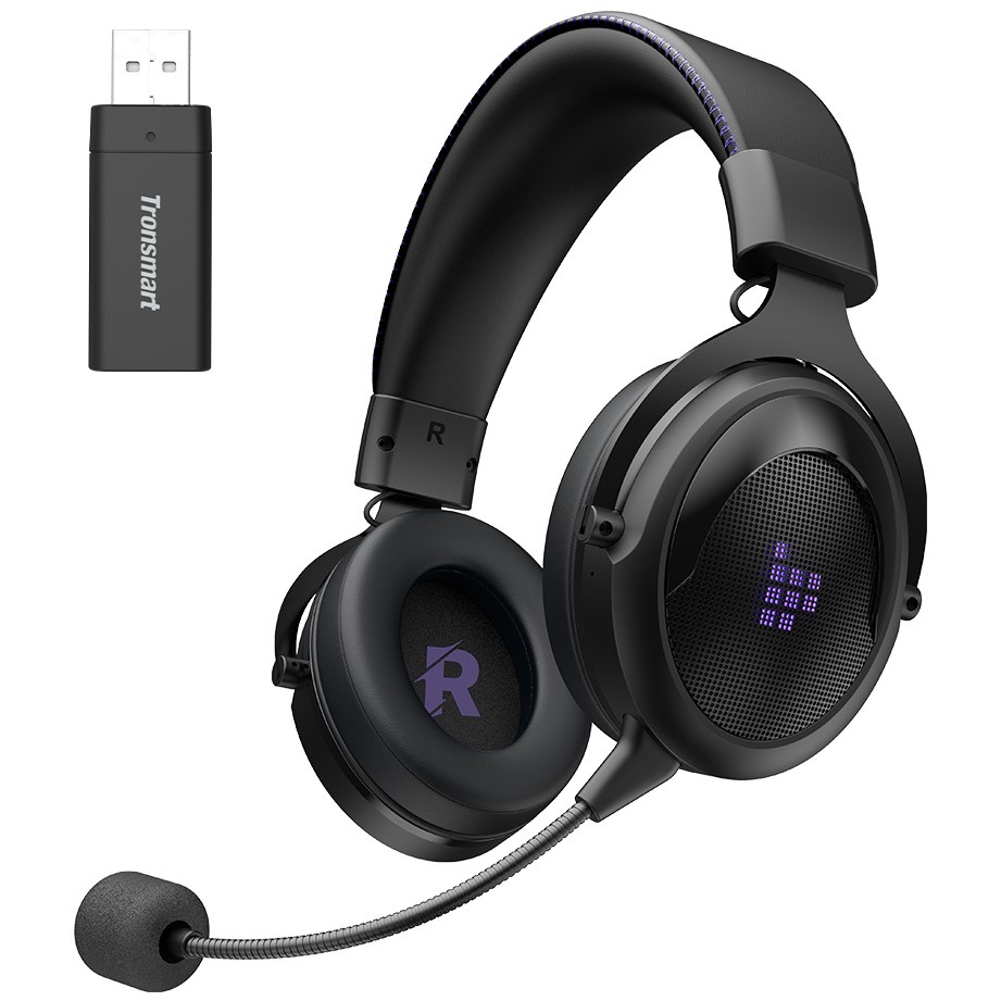 Tronsmart shadow 2 4g wireless gaming headset black purple 457153 13 eezepc