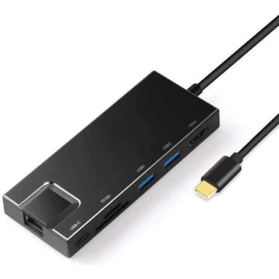 Onten OTN-9180 USB-C to HDMI, USB 3.0, RJ45, PD Charging Converter Docking Station