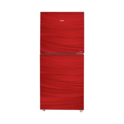 Haier HRF-216EPR Glass Door Refrigerator (Red)